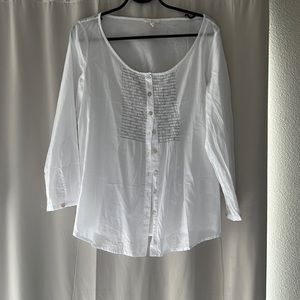 Beautiful delicate Eileen fisher peasant top